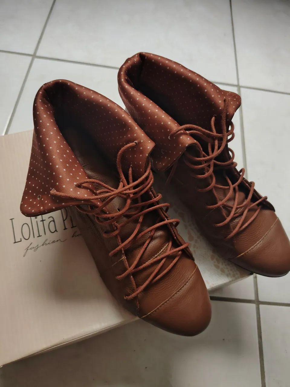 Bota em Couro Lolita Pimenta  - Foto 3