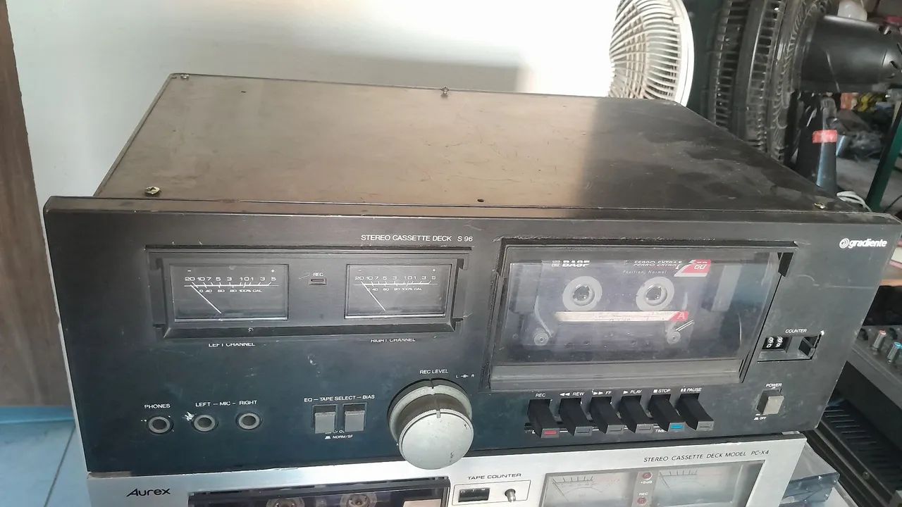 Tape deck gradiente funcionando - Foto 3