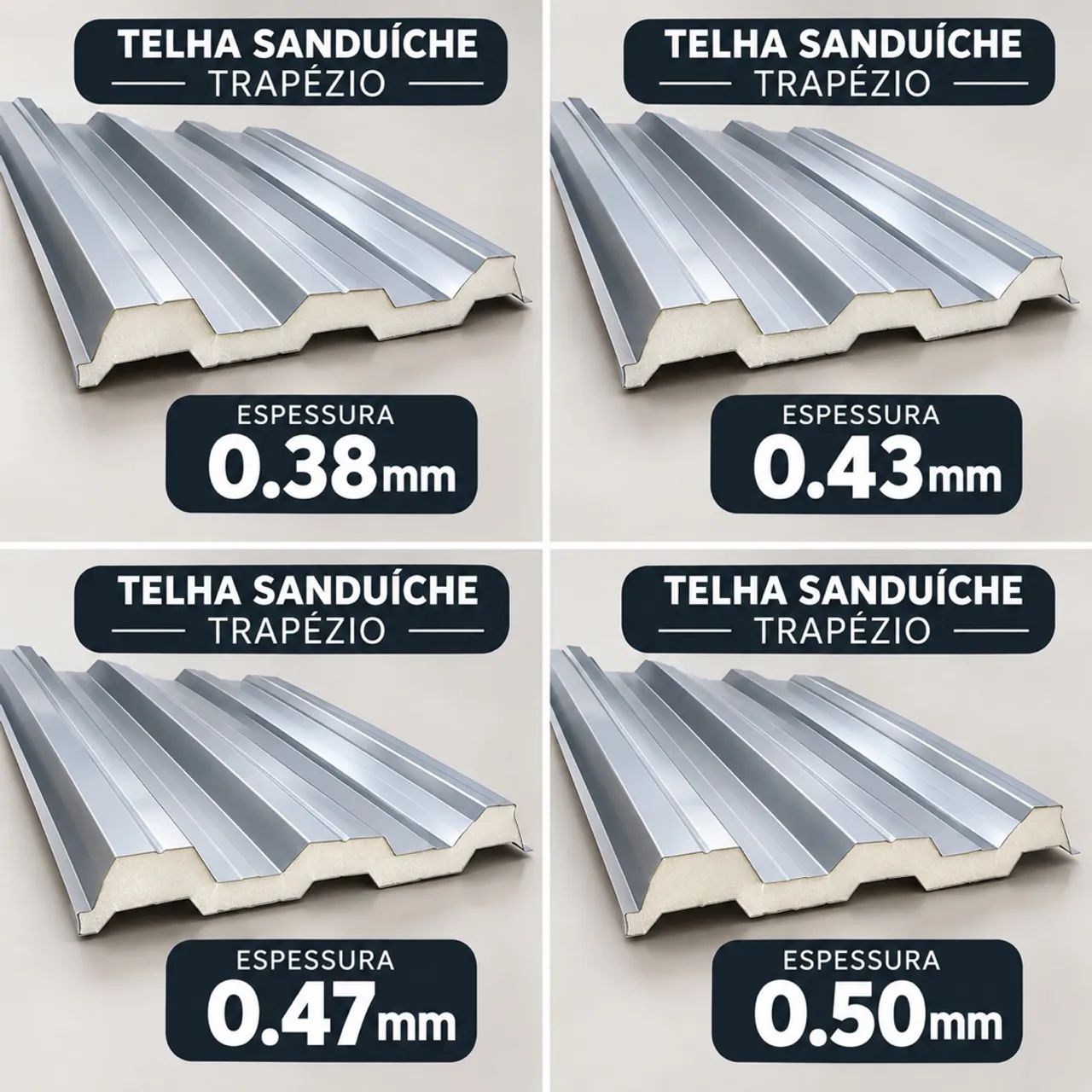 Telha sanduíche 