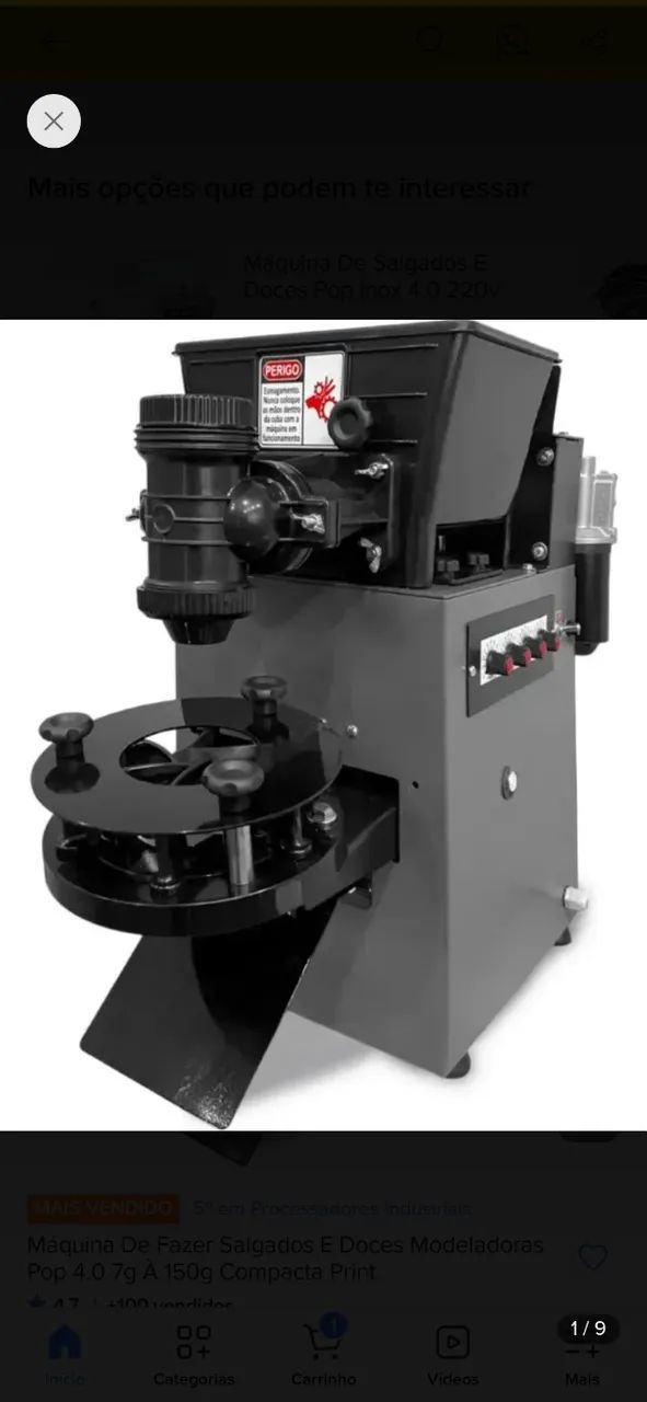 Maquina de Salgados compacta print
