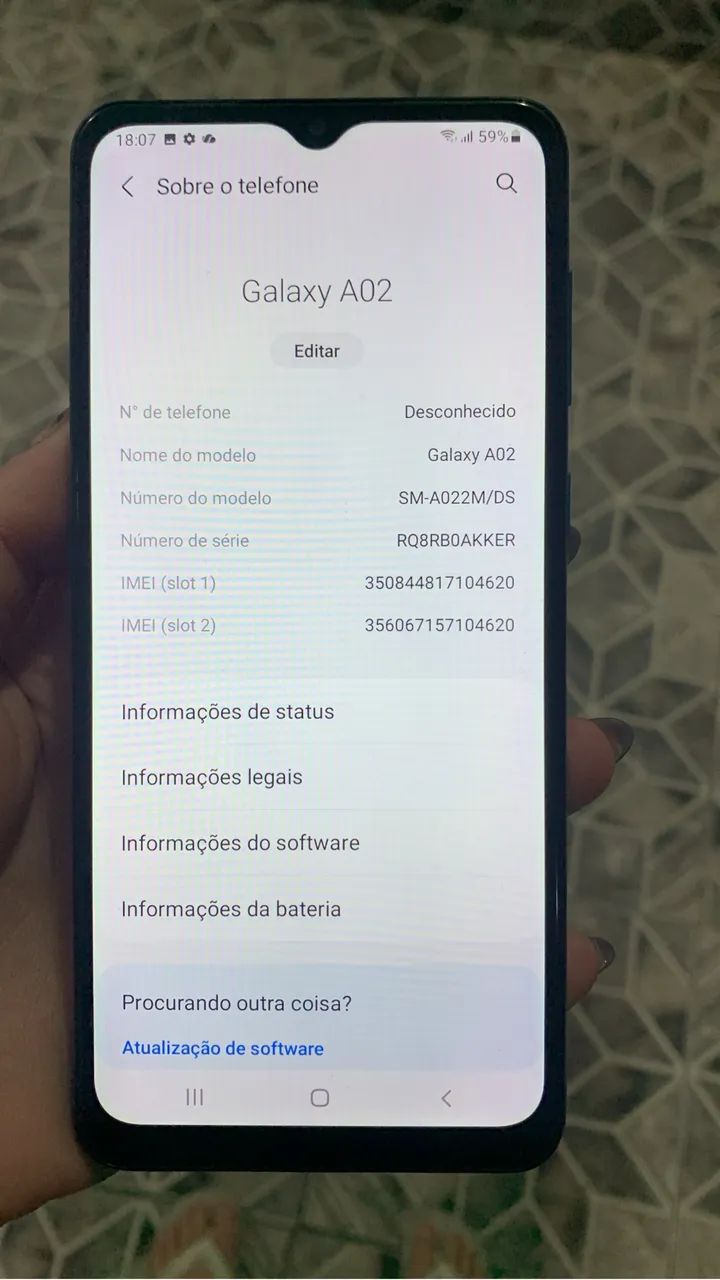 Celular Samsung A02 - Semi novo  - Foto 4