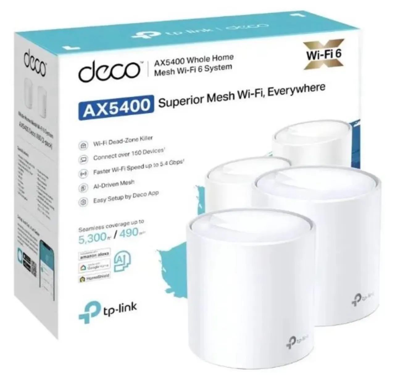 Roteador TP-Link X60 AX5400 - Foto 2