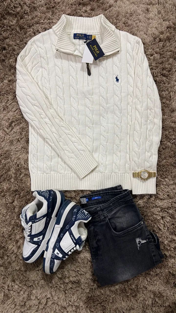 Quarter zip Ralph Lauren suéter