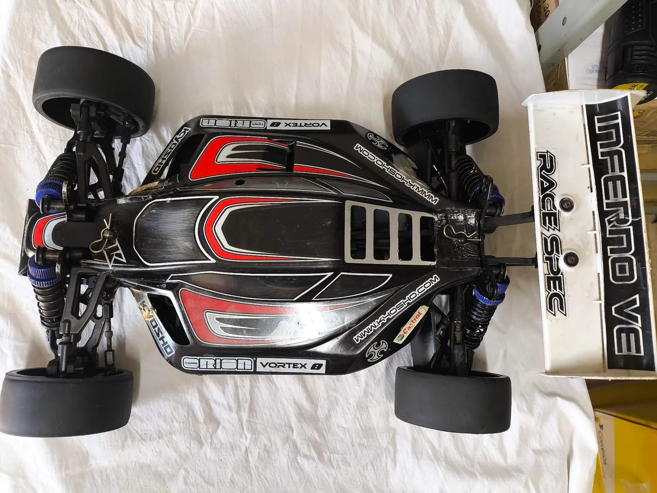 Chassi Automodelo 1/8 Elétrico: Kyosho Inferno VE (Race Spec) - Foto 3
