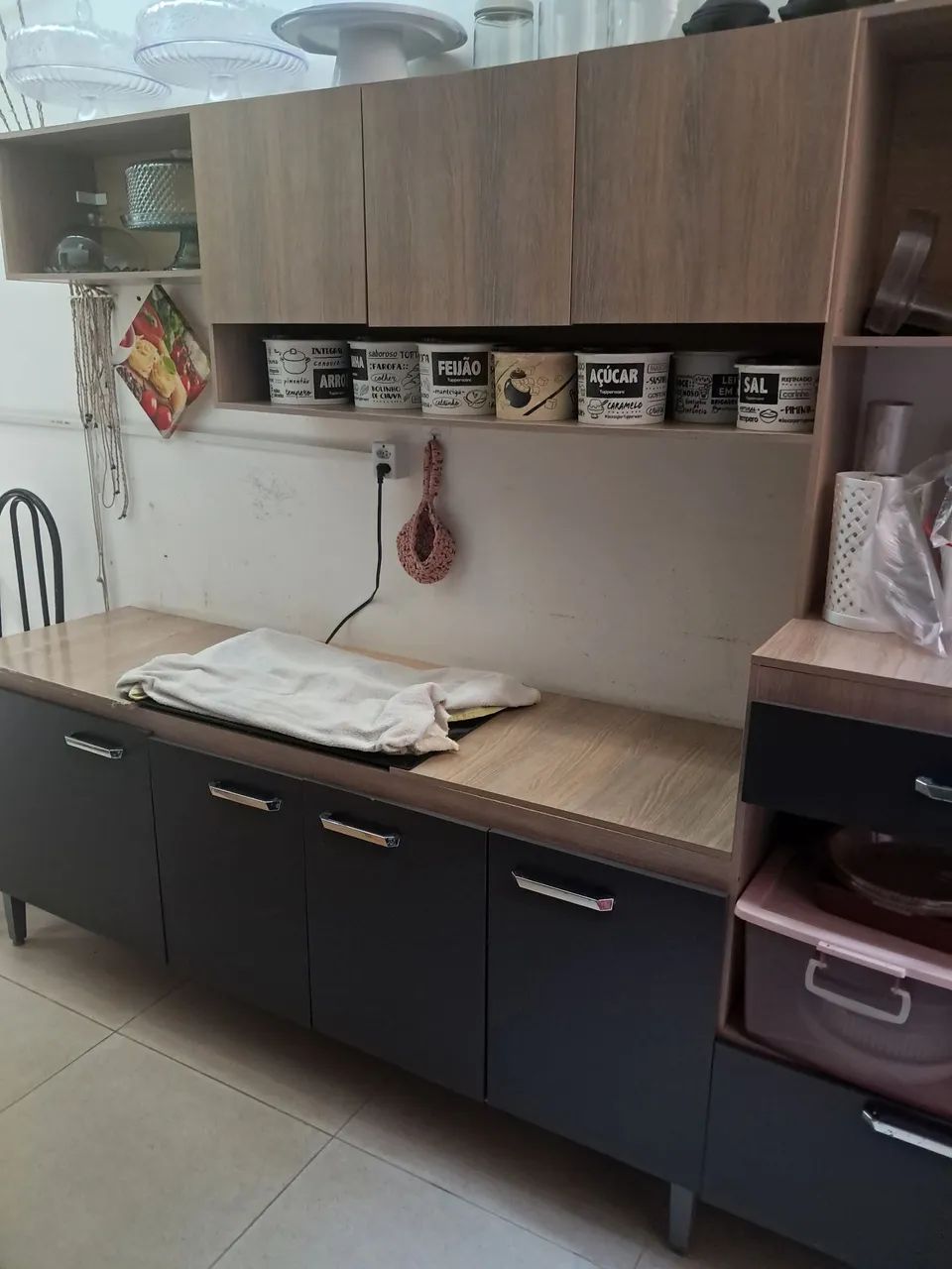Armário de cozinha com espaço para cooktop - Foto 2