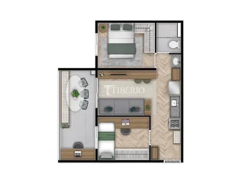 PLANTA 45m²