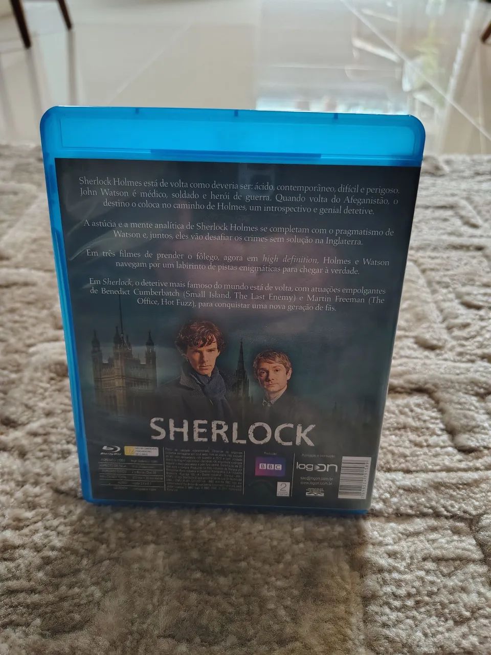 Blu-ray Sherlock Temporada 1 BBC c/ Benedict Cumberbatch e Martin Freeman - Foto 2