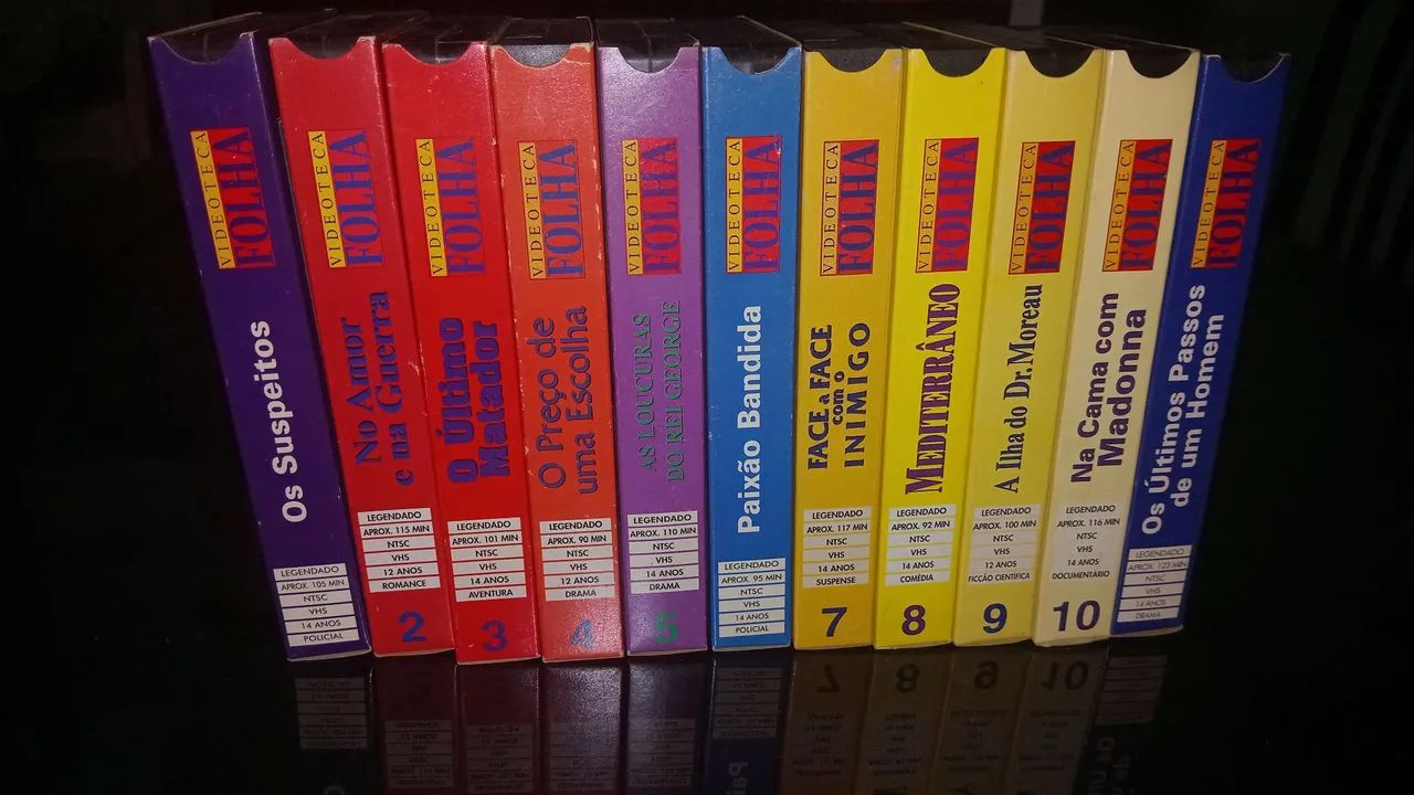 Coleções de fitas VHS da Folha - Foto 2