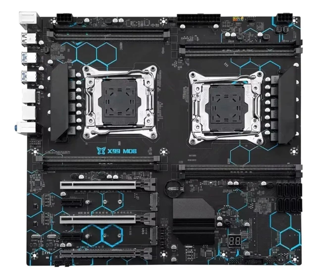 Placa Mae Machinist Md8 Max X99 Dual Cpu Xeon - Foto 2