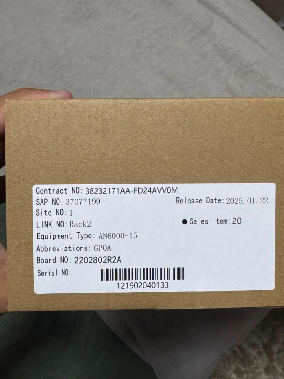 Placa GPON Intelbras
