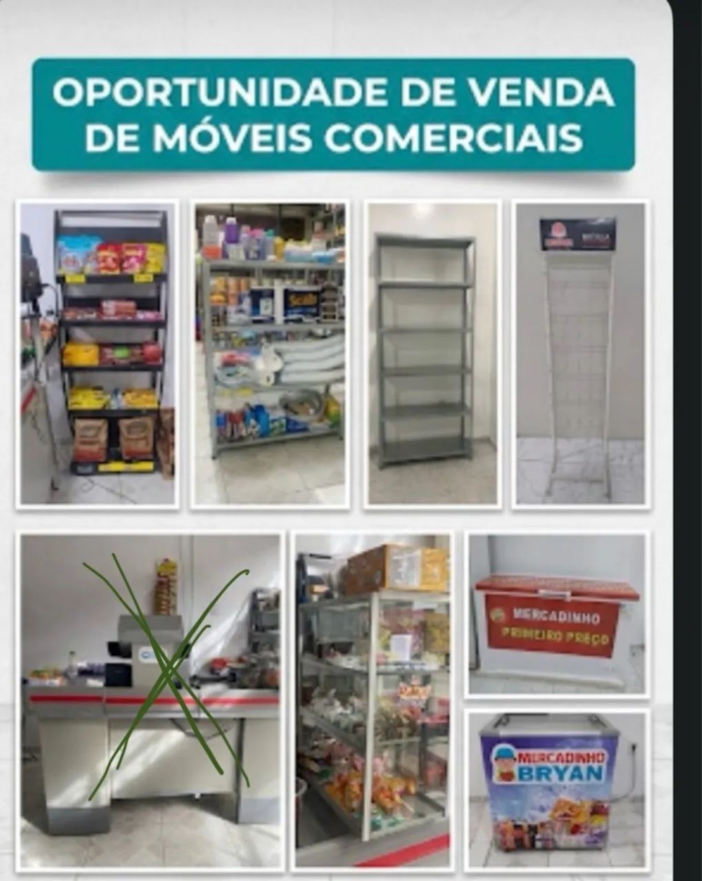Itens para mercadinho 