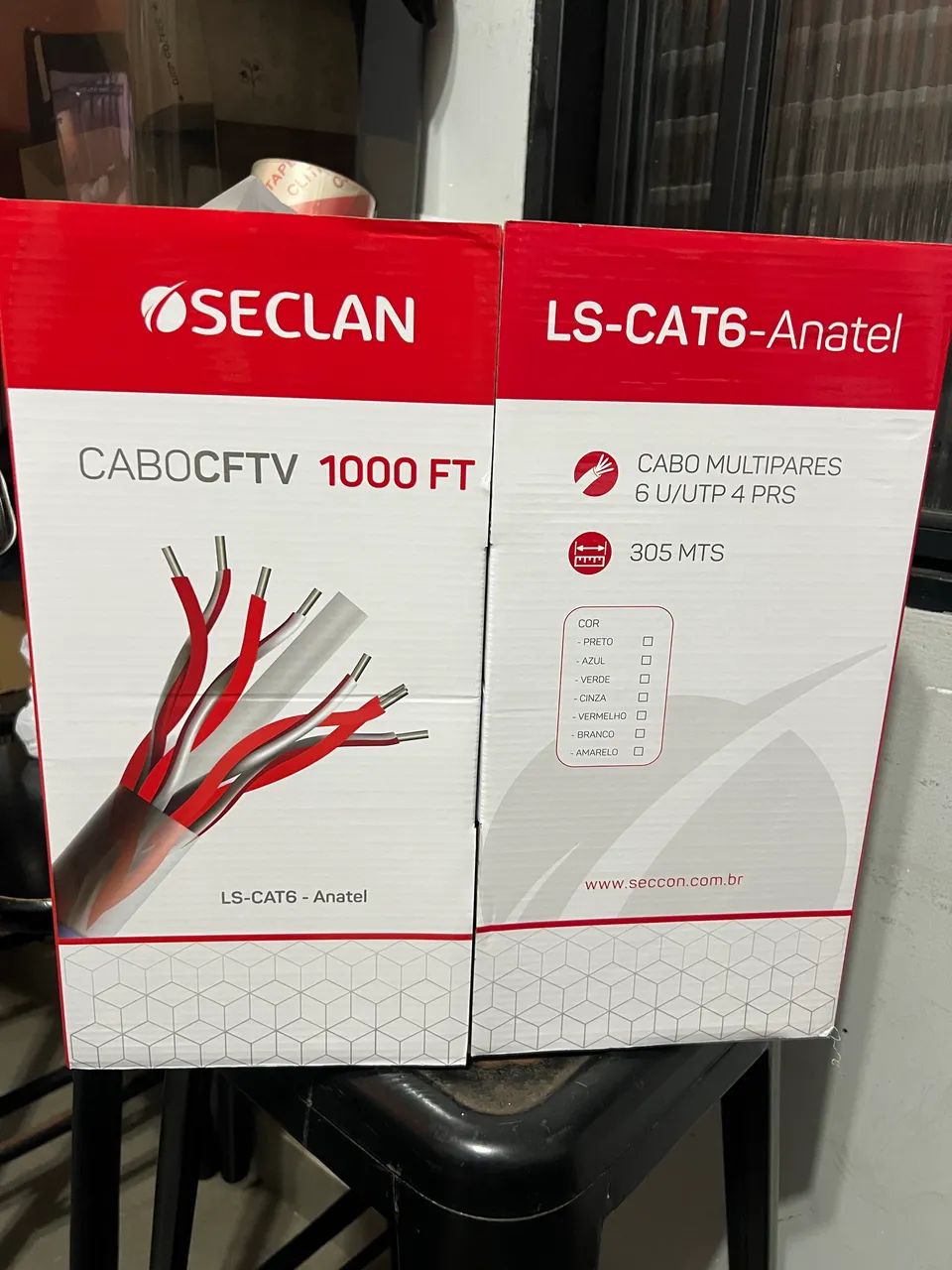 Cabo de rede cat6 seccon azul 