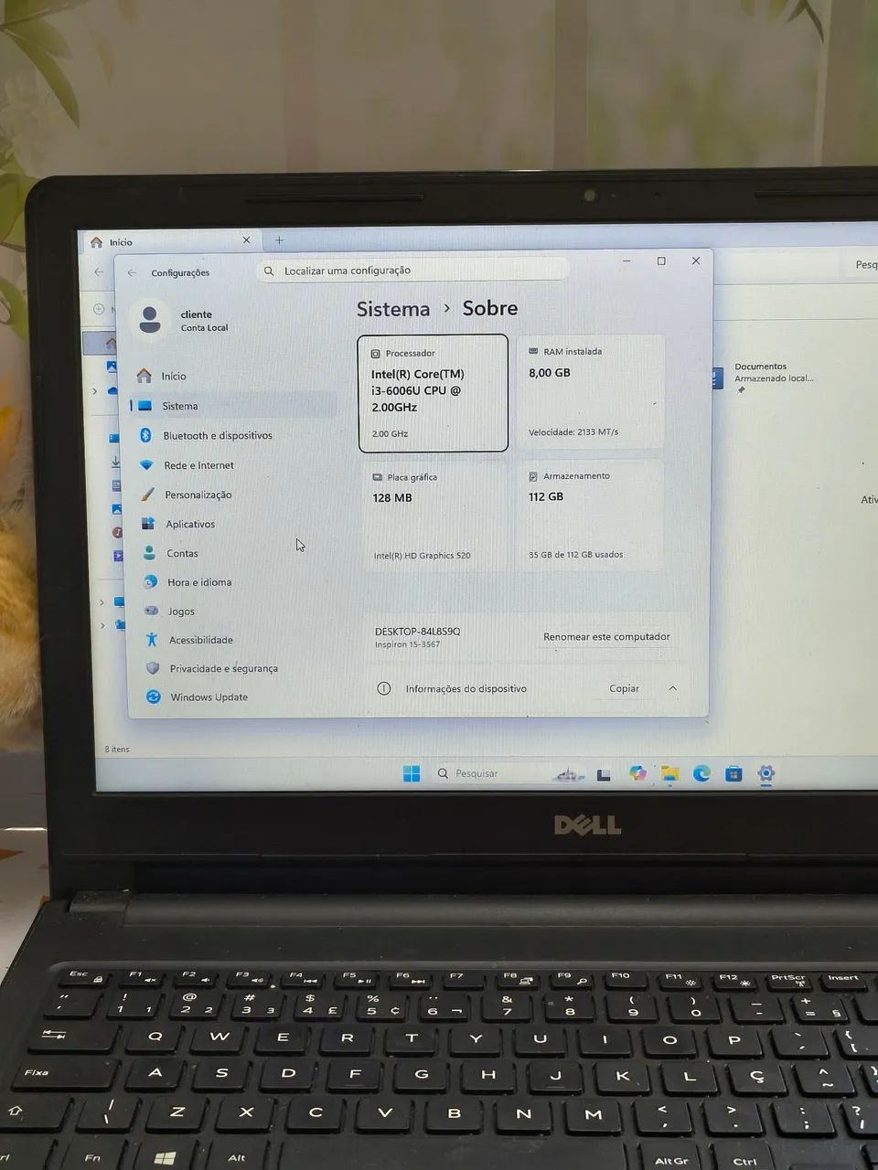Notebook Dell core i3 impecável  - Foto 4