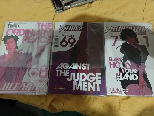 mangás bleach 68,69 e 71 