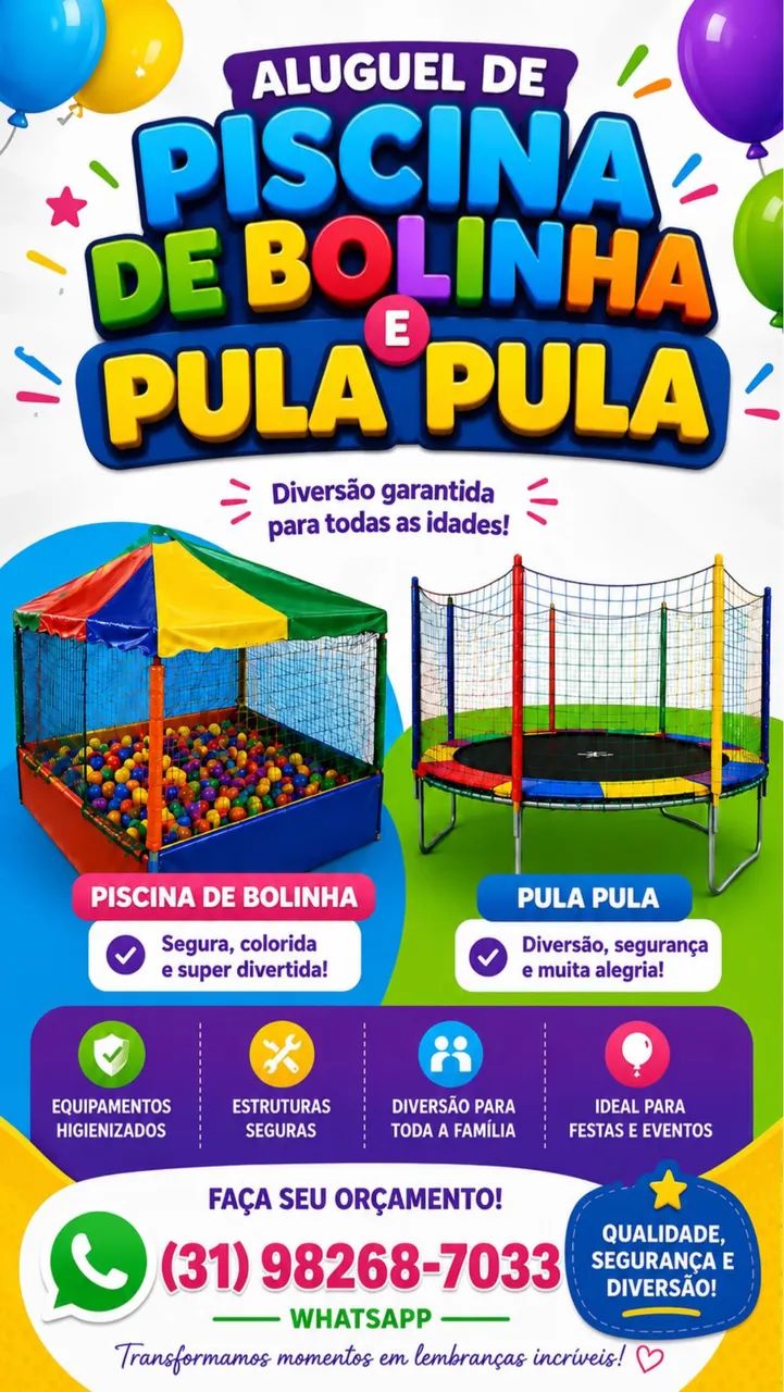 Aluguel de brinquedos 
