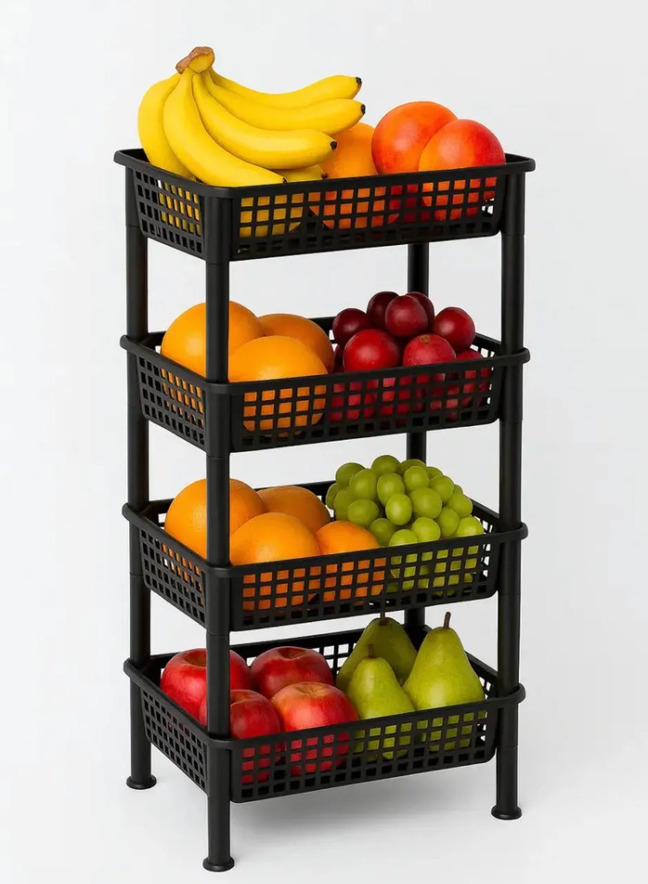 Fruteira e estante 