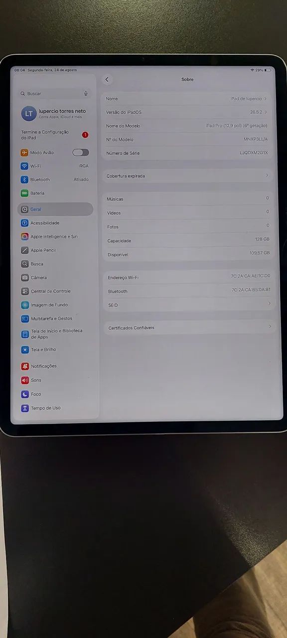 iPad Pro 12,9 (6°Geração) - Foto 2