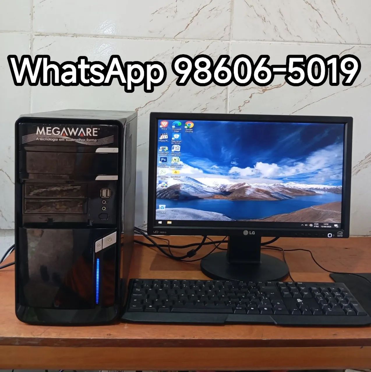 Computador Dual Core 3.0 Windows 10 Wi-fi Perfeito Completo 9?8?6?0?6?5?0?1?9?