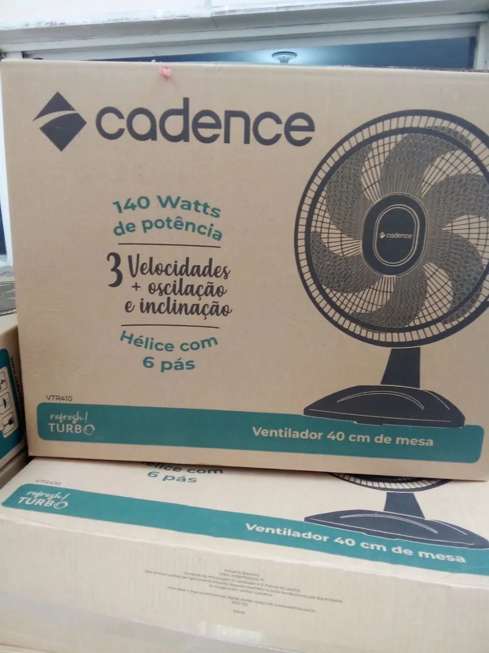 Ventilador cadence 40cm lacrado 