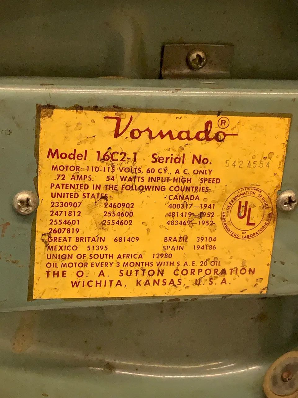 Ventilador antigo Vornado - Foto 2