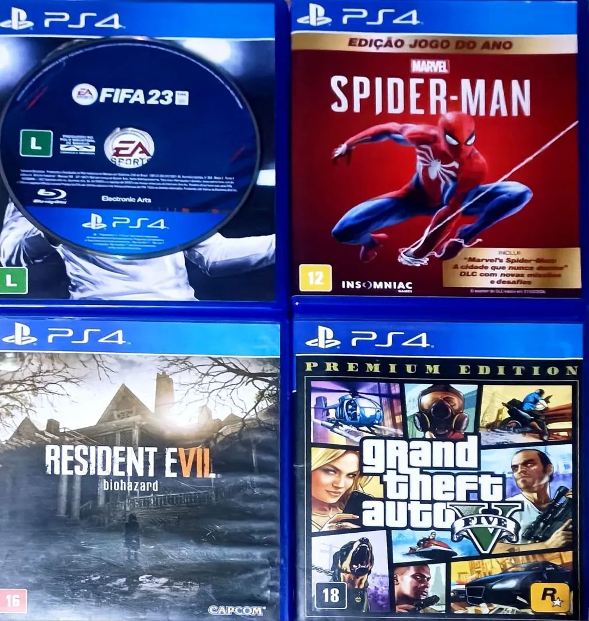 Jogos de PS4 (100$ cada)