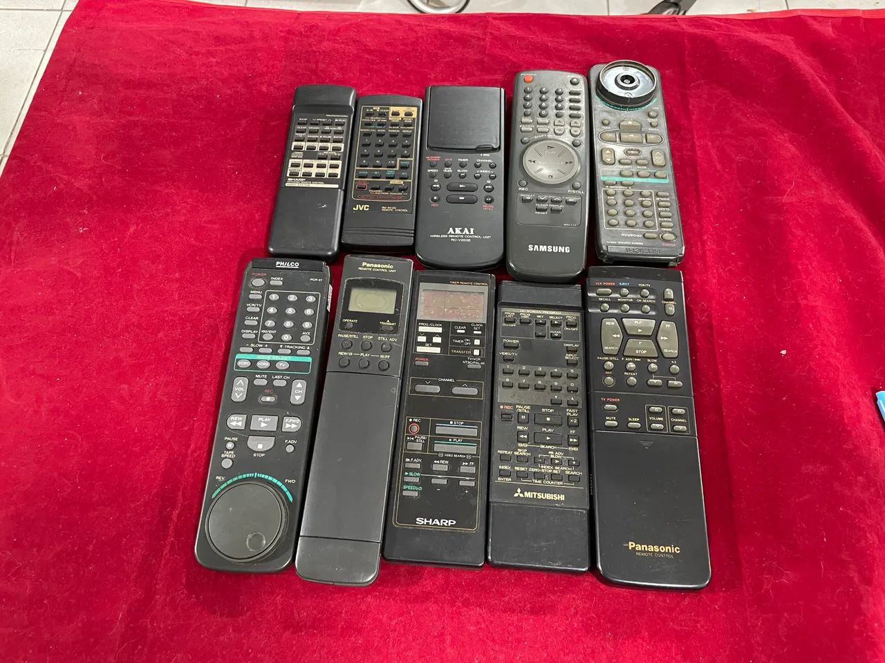 Lote 10 Controles de Televisores 