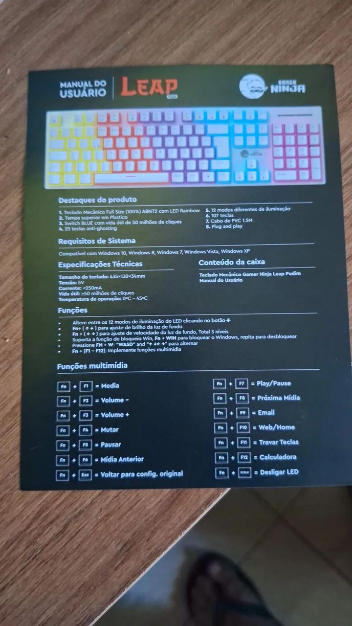 Teclado gamers rgb  - Foto 3