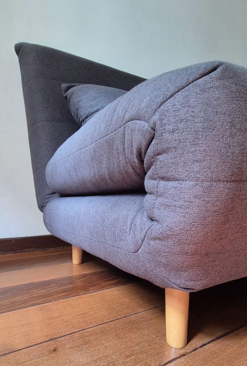 Sofá Cama Casal de 2 lugares Gênova Cinza - Foto 3