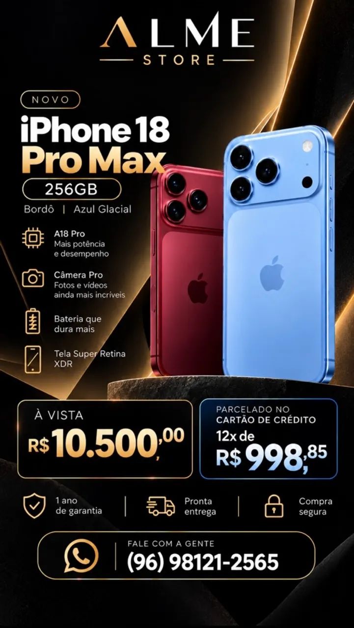 iPhone 18 Pro Max - 256gb - Foto 2