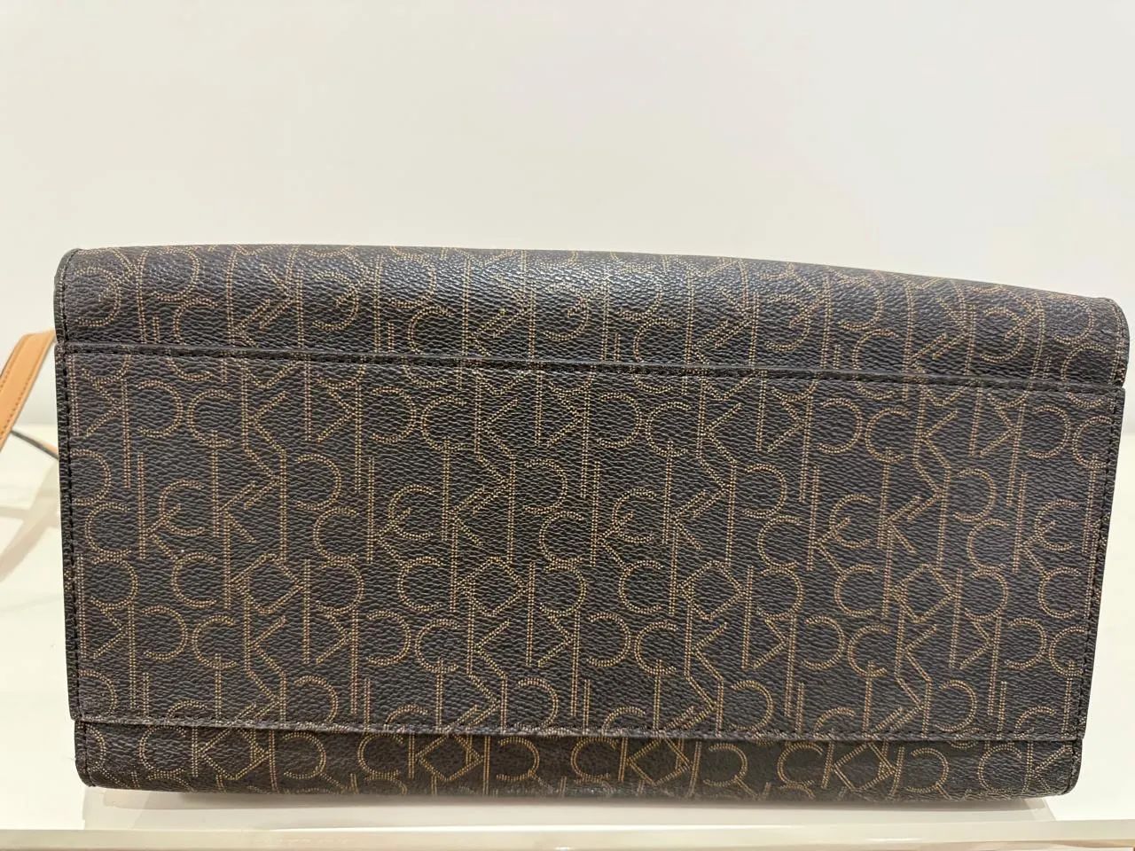 Bolsa Calvin Klein Grande Marrom  - Foto 5