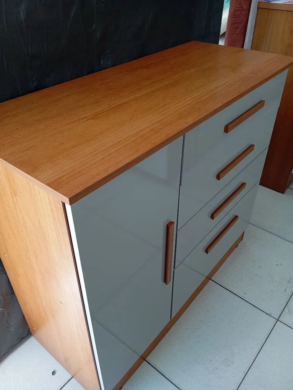 Cômoda com sapateira e 5 gavetas  - Foto 3
