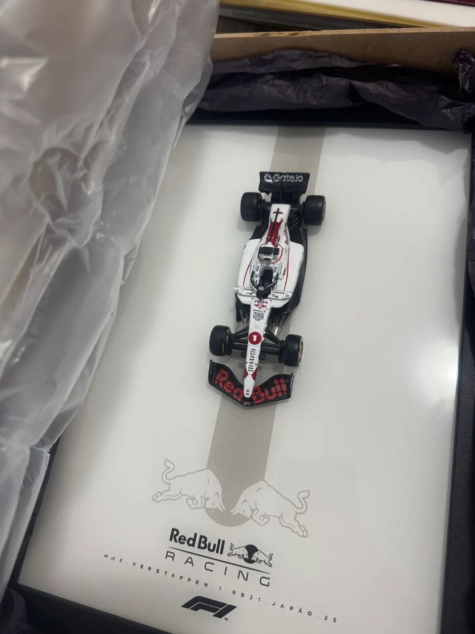 Quadro F1 Fórmula um com miniatura