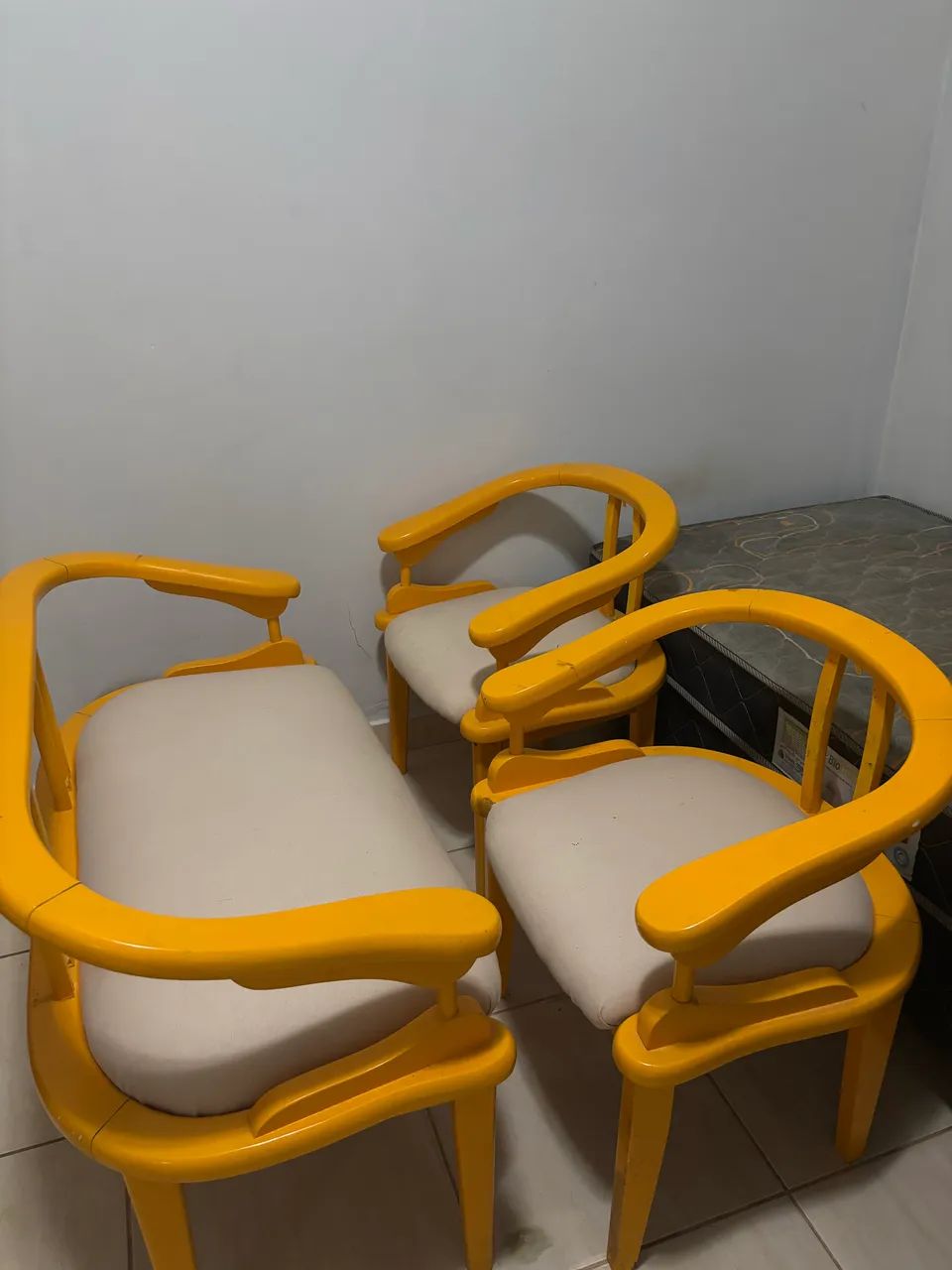 Kit cadeiras colchoadas  - Foto 3