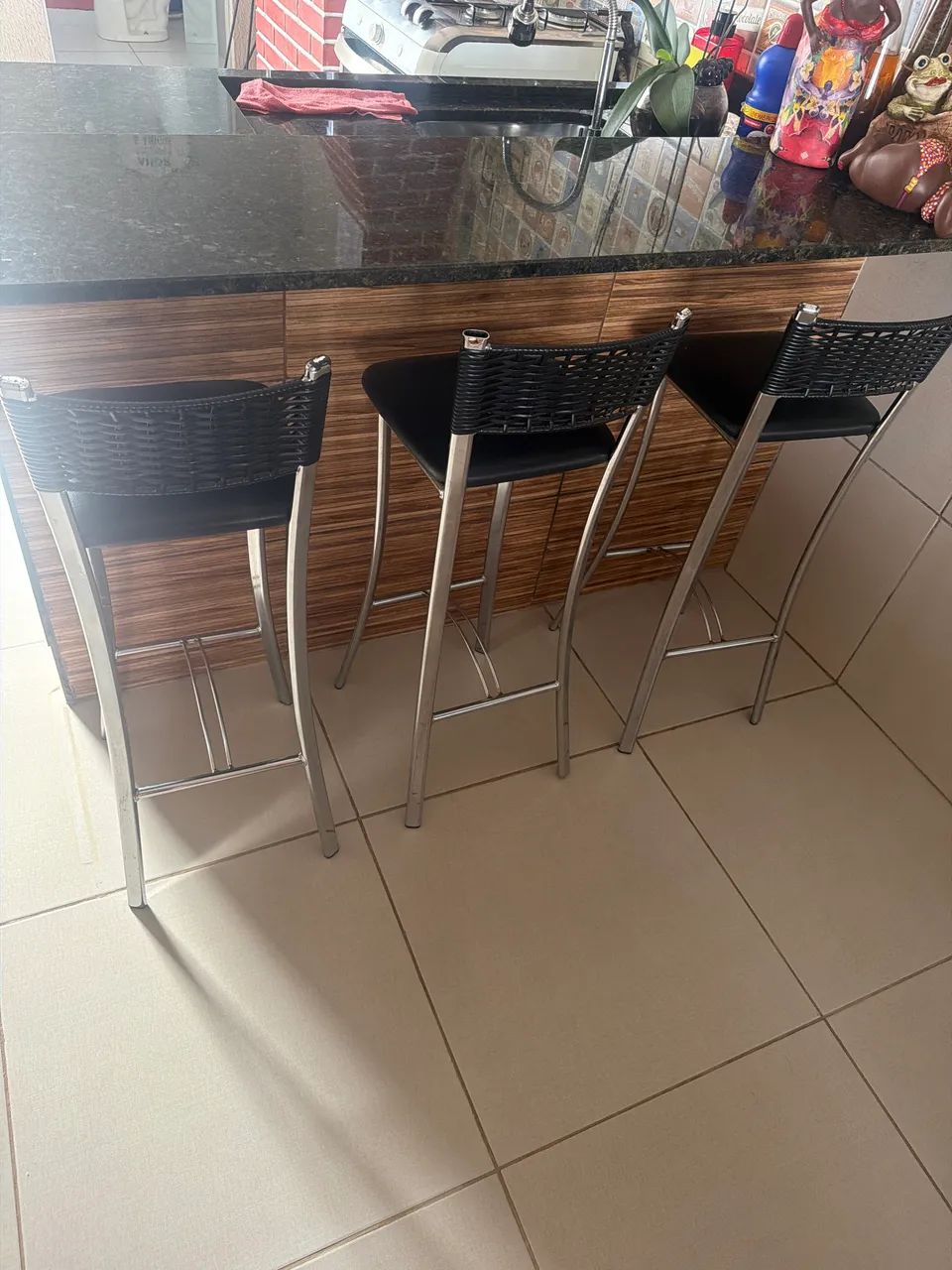 3 Cadeiras de bancada