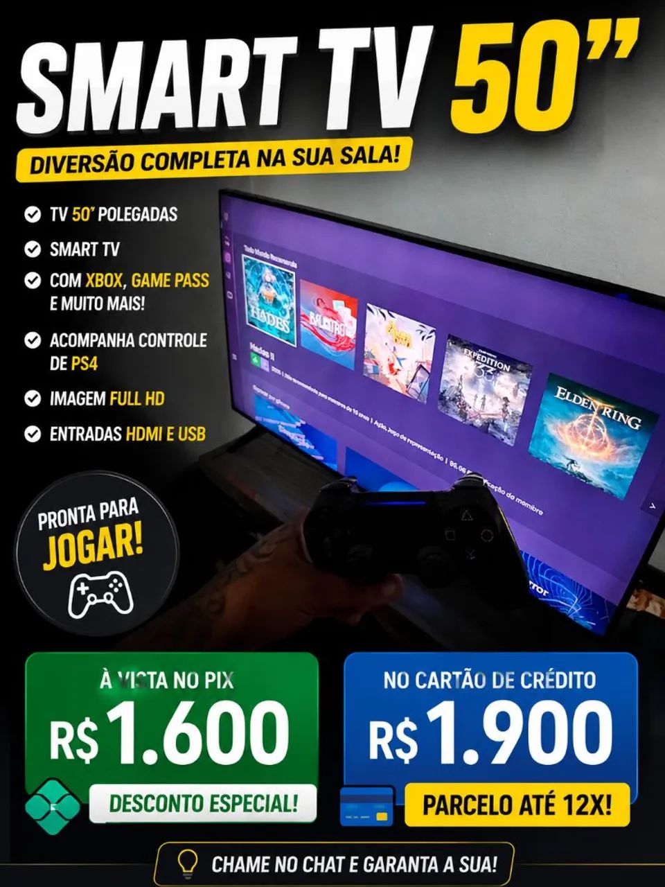 Tv smart Samsung 50 polegadas