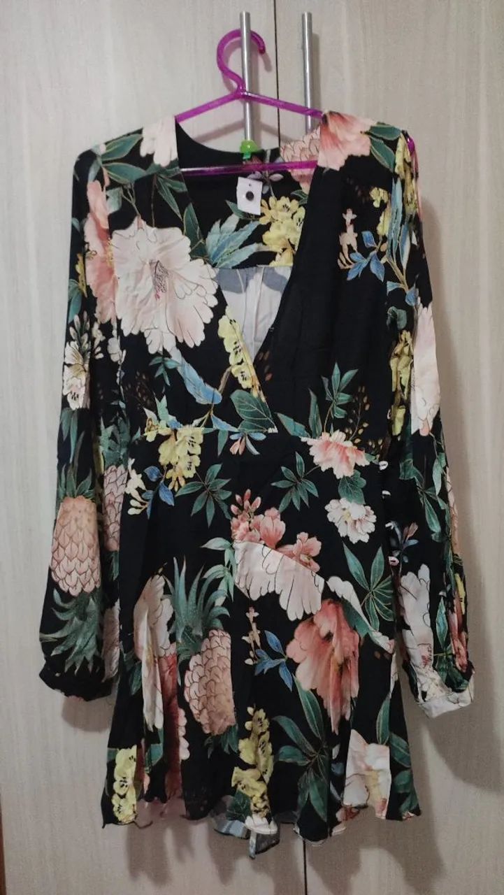 Vestido curto Floral FARM - Foto 3