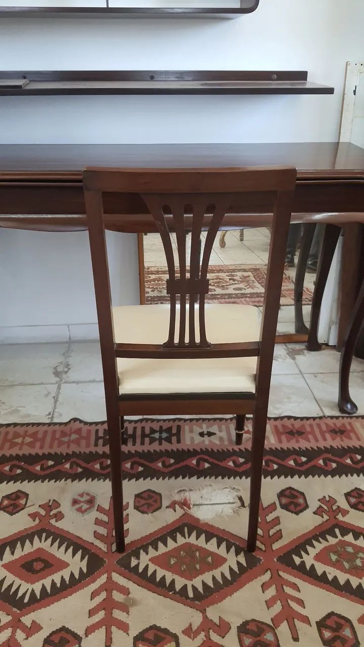Cadeira maciça imbuia  - Foto 4