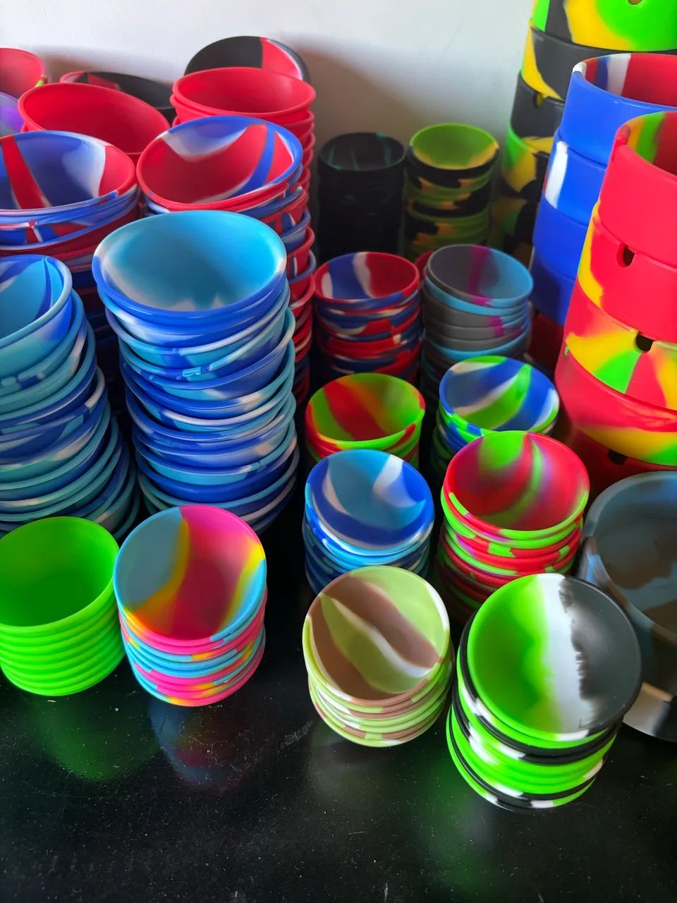 10 Mini cuias novas silicone top escolha sua cor favorita - Foto 3