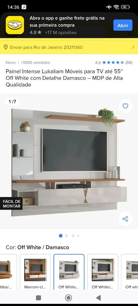 Painel para TV até 55 polegadas  - Foto 3
