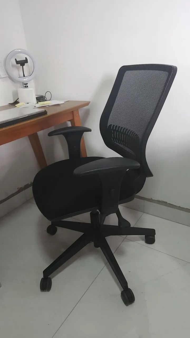 Cadeira Escritório Flexform Uni All Black - Foto 3
