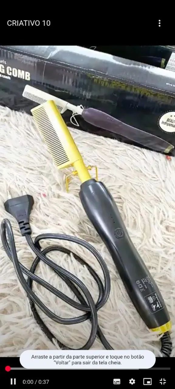 Escova alisadora pro 