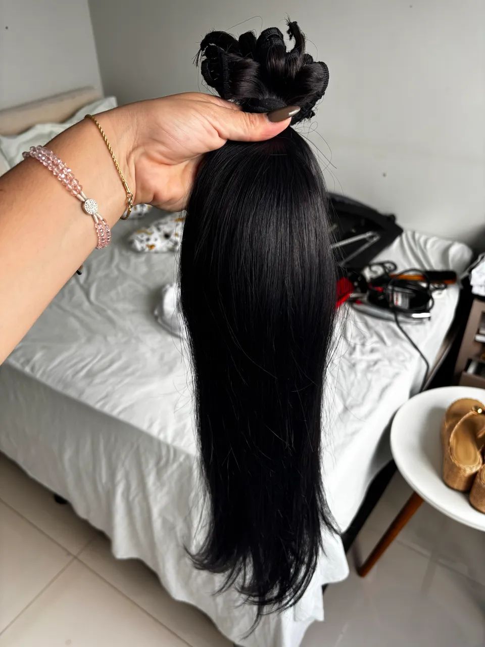 Cabelo humano 60cm 230 gramas 
