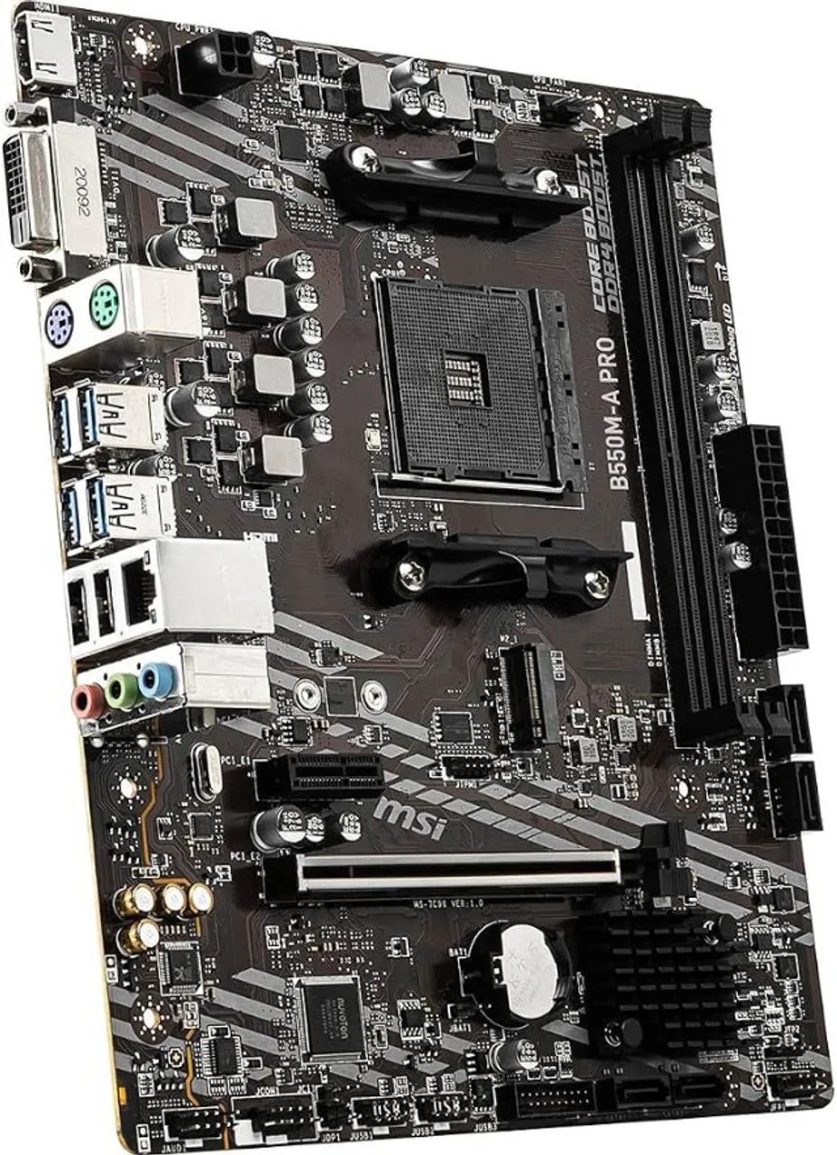 Placa Mãe MSI B550M-A PRO, AMD AM4, mATX, DDR4,Nova Lacrada - Foto 2
