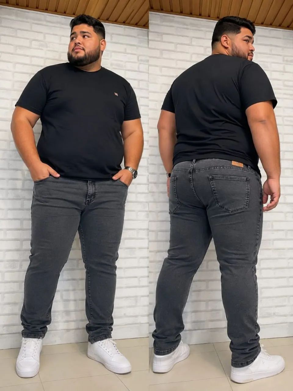 calças  jeans plus sizes do 48 ao 64 - Foto 2