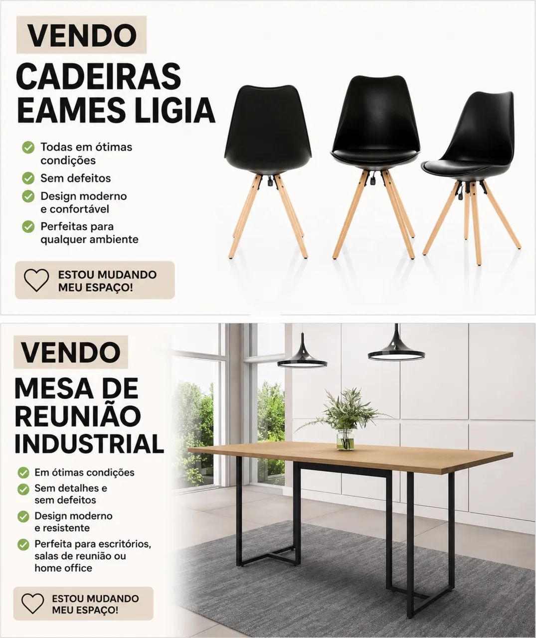Mesa e cadeiras 
