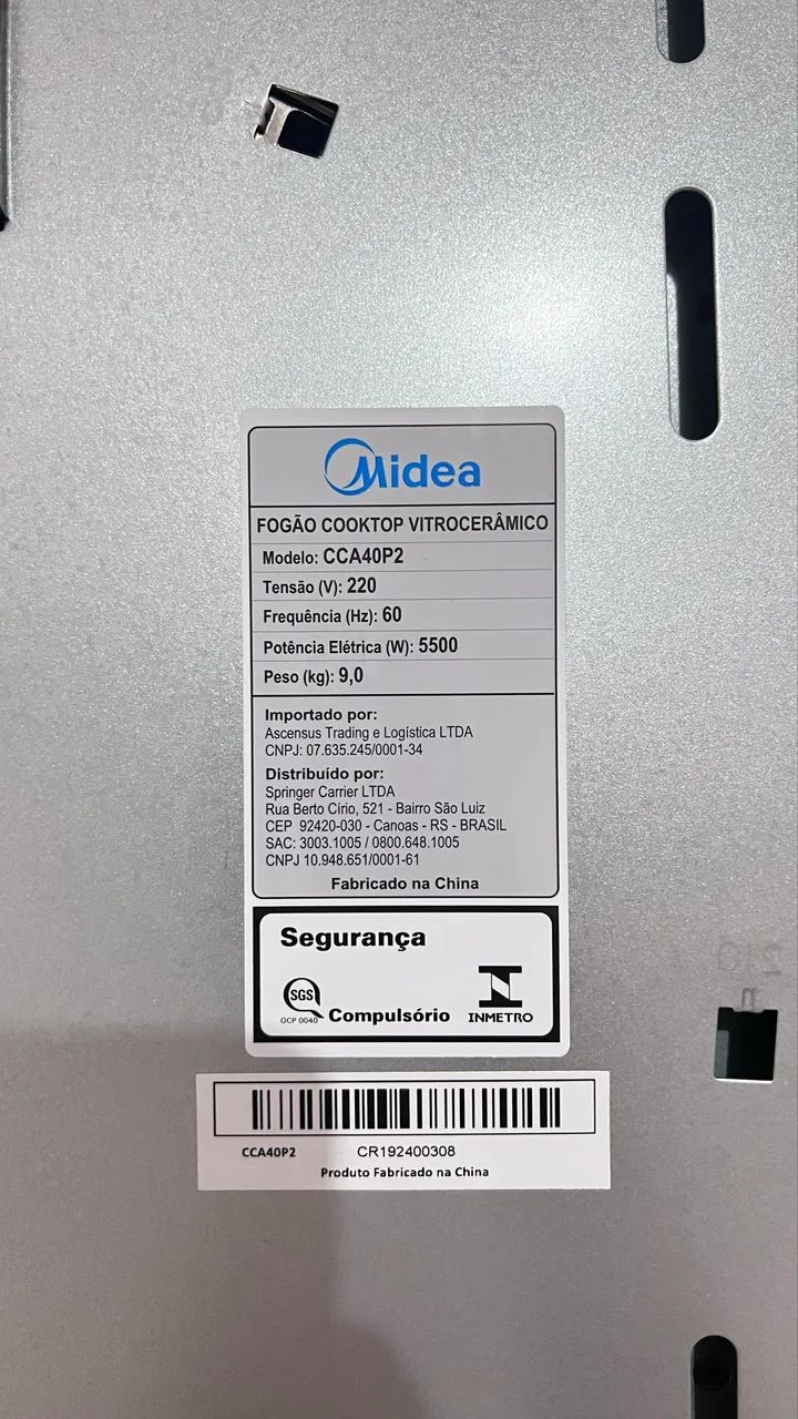 Cooktop Vitrocerâmico 4 bocas - MIDEA (220V) - Foto 4