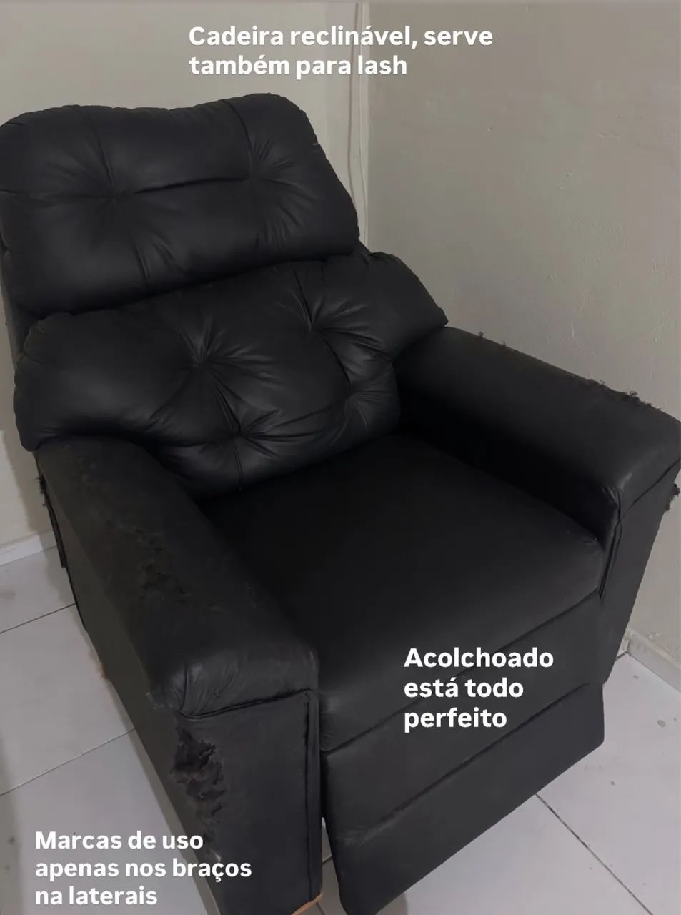 Vendo cadeira reclinável  - Foto 3