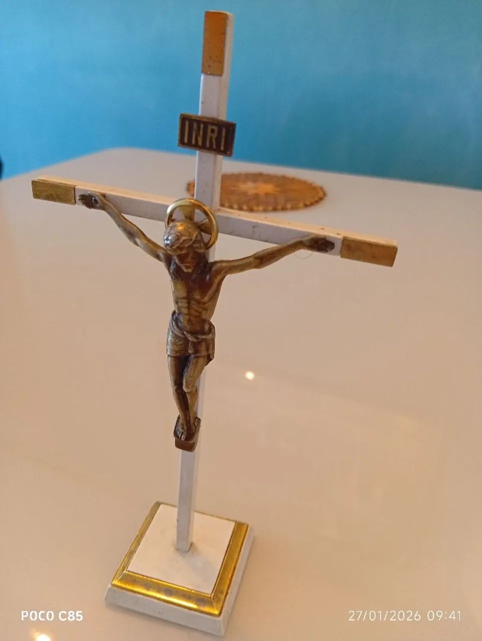 Crucifixo em metal  - Foto 2