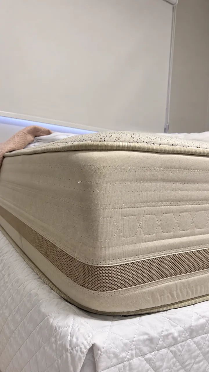Cama Box Casal + Colchão de Molas Ensacadas - Combo Completo - Foto 4