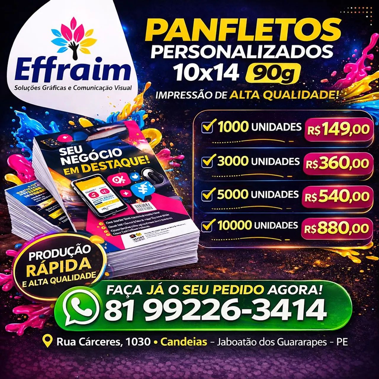 Panfletos Personalizados